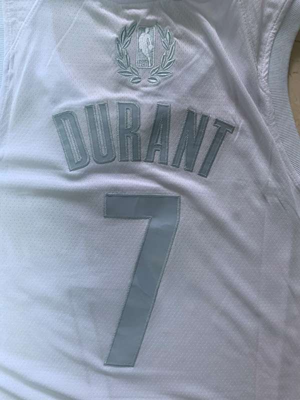 Brooklyn Nets 2020 DURANT #7 White MVP Basketball Jersey (Stitched)