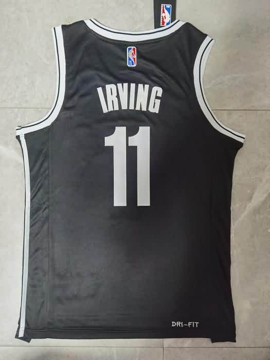 Brooklyn Nets 21/22 IRVING #11 Black Basketball Jersey (Stitched)