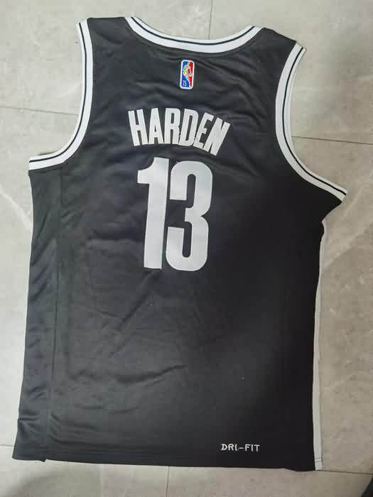 Brooklyn Nets 21/22 HARDEN #13 Black Basketball Jersey (Stitched)