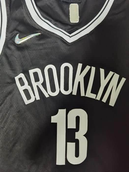 Brooklyn Nets 21/22 HARDEN #13 Black Basketball Jersey (Stitched)