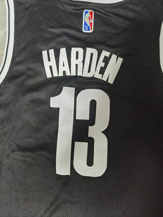 Brooklyn Nets 21/22 HARDEN #13 Black Basketball Jersey (Stitched)