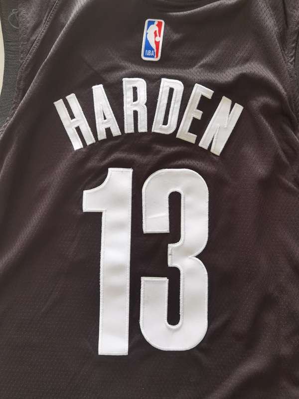 Brooklyn Nets HARDEN #13 Black Basketball Jersey (Stitched)