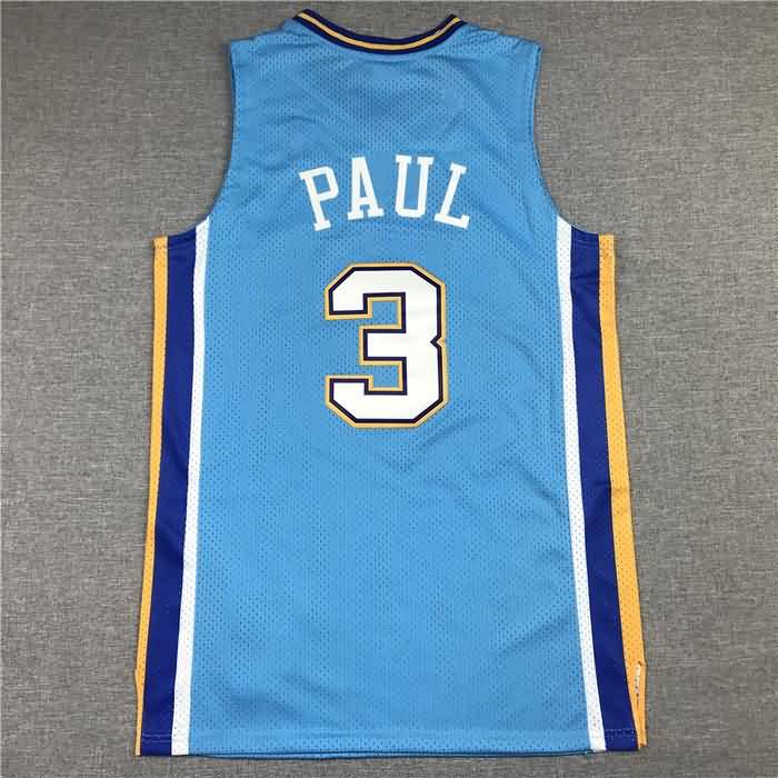 2005/06 Charlotte Hornets #3 PAUL Blue Classics Basketball Jersey (Stitched)