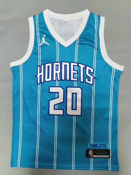 Charlotte Hornets 20/21 HAYWARD #20 Green AJ Basketball Jersey (Stitched)