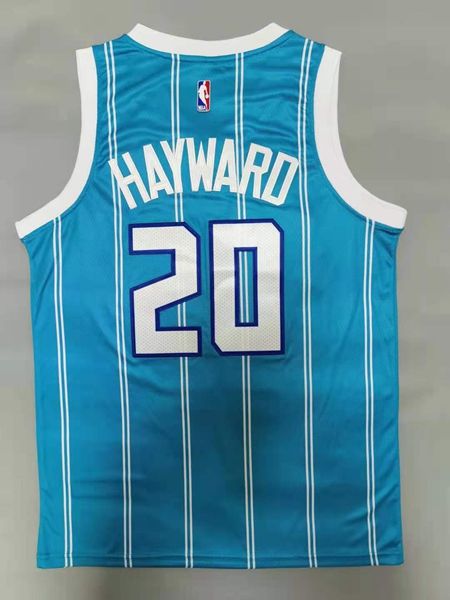 Charlotte Hornets 20/21 HAYWARD #20 Green AJ Basketball Jersey (Stitched)