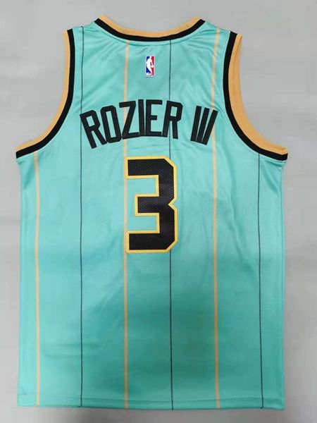 Charlotte Hornets 2020 ROZIER III #3 Green AJ Basketball Jersey (Stitched)