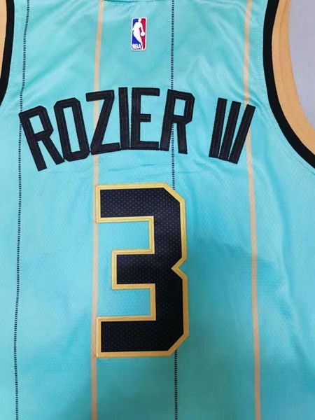 Charlotte Hornets 2020 ROZIER III #3 Green AJ Basketball Jersey (Stitched)