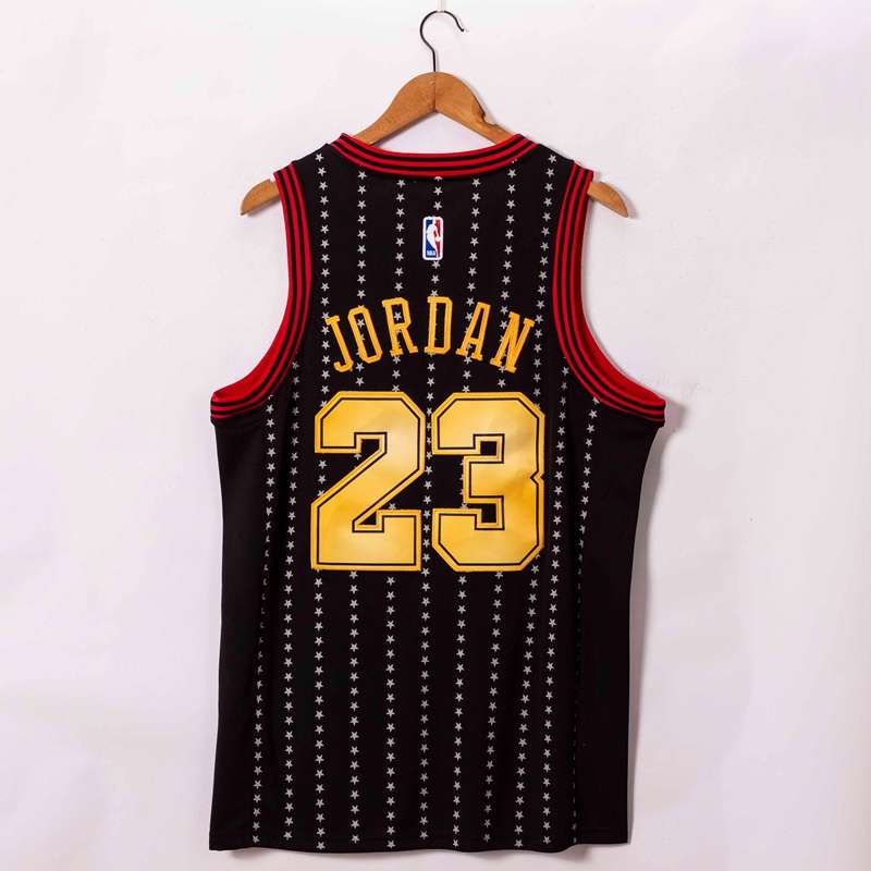 Chicago Bulls 20/21 JORDAN #23 Black AJ Basketball Jersey (Stitched)