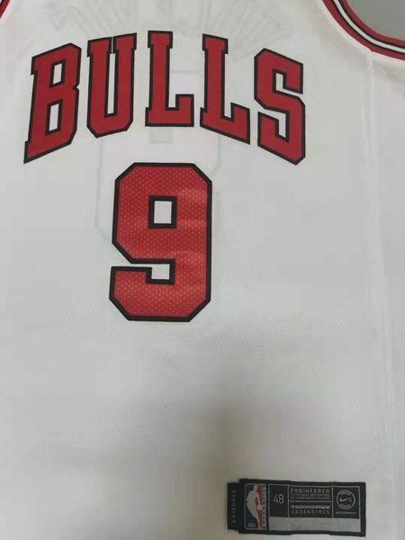 Chicago Bulls 20/21 BULLS #9 White Basketball Jersey (Stitched)