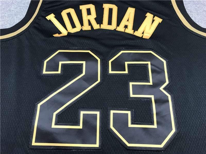 Chicago Bulls 2020 JORDAN #23 Black Gold Basketball Jersey (Stitched)