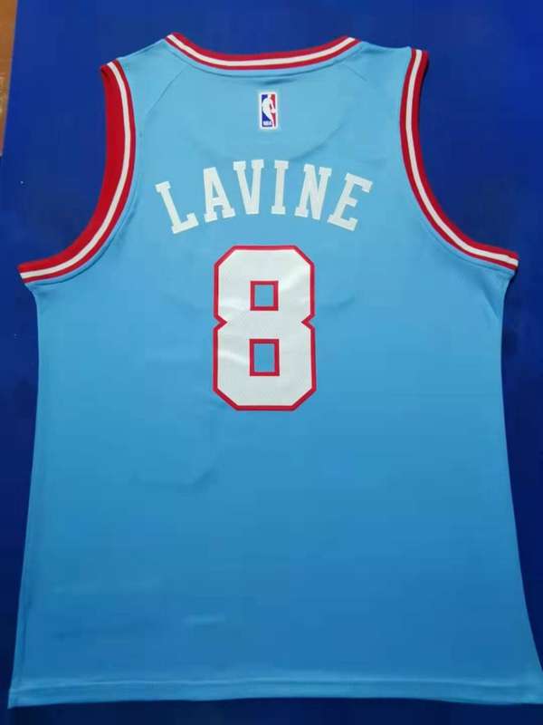 Chicago Bulls 2020 LAVINE #8 Blue City Basketball Jersey (Stitched)