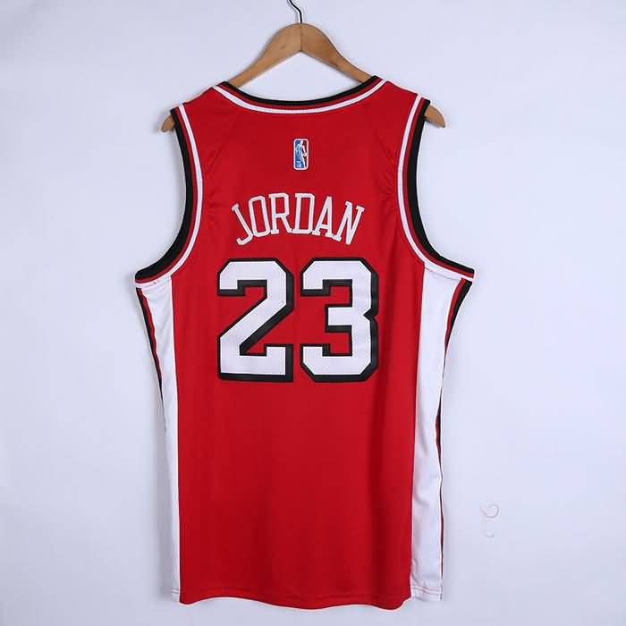 21/22 Chicago Bulls #23 JORDAN Red City Basketball Jersey (Stitched)