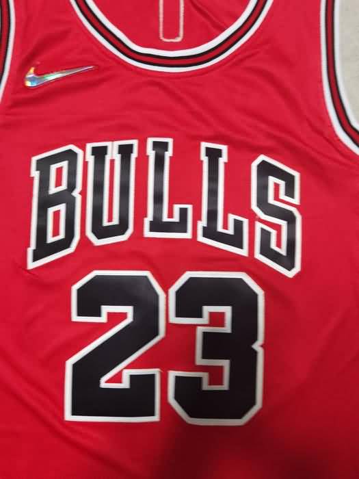 Chicago Bulls 21/22 JORDAN #23 Red Basketball Jersey (Stitched)