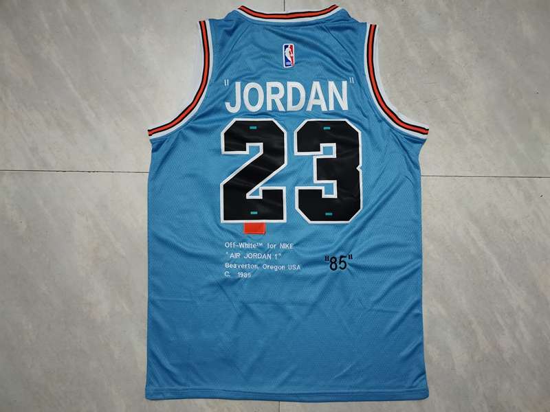 Chicago Bulls 1985 JORDAN #23 Blue Classics Basketball Jersey (Stitched)