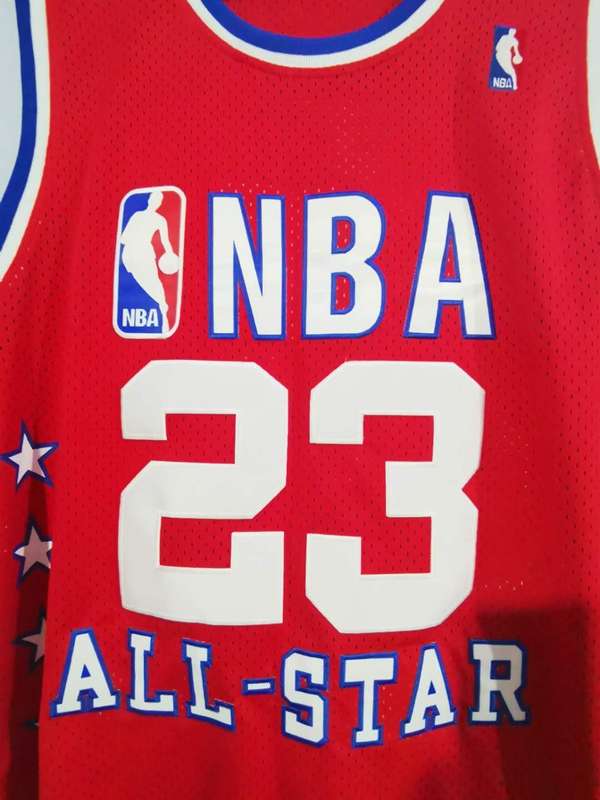 Chicago Bulls 1989 JORDAN #23 Red All Star Classics Basketball Jersey (Stitched)