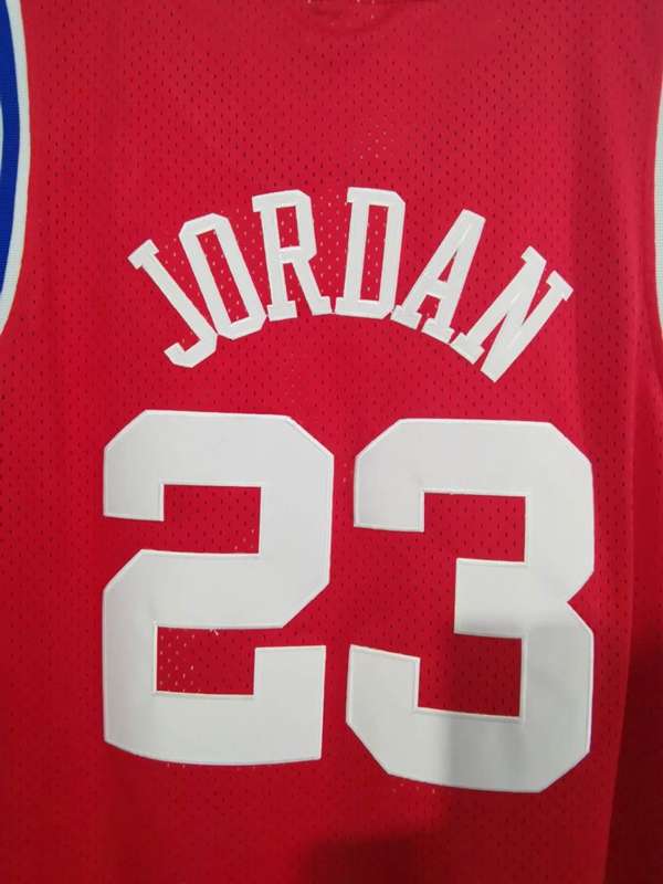 Chicago Bulls 1989 JORDAN #23 Red All Star Classics Basketball Jersey (Stitched)