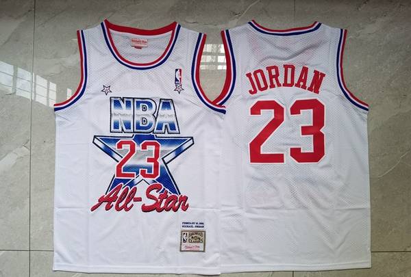 Chicago Bulls 1991 JORDAN #23 White All Star Classics Basketball Jersey (Stitched)