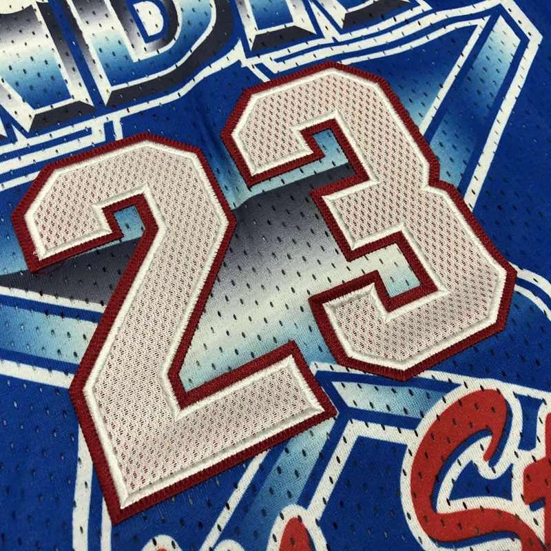 Chicago Bulls 1993 JORDAN #23 Blue All Star Classics Basketball Jersey (Closely Stitched)