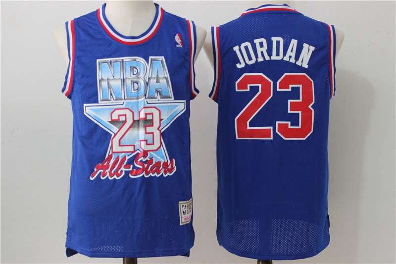 Chicago Bulls 1993 JORDAN #23 Blue All Star Classics Basketball Jersey (Stitched)