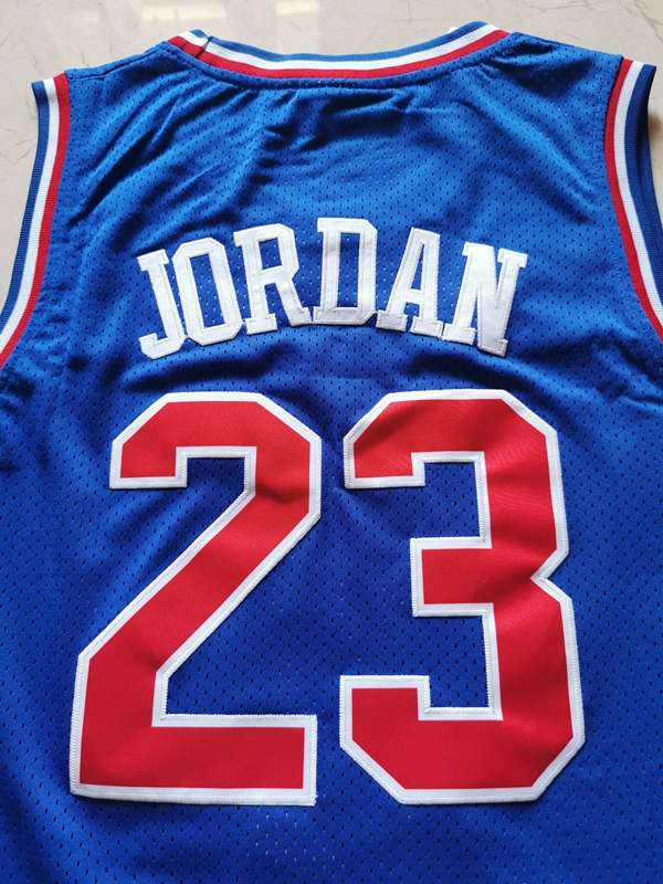 Chicago Bulls 1993 JORDAN #23 Blue All Star Classics Basketball Jersey (Stitched)