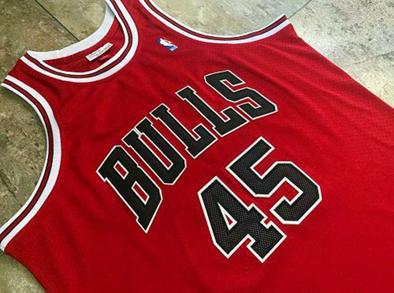 Chicago Bulls 1994/95 JORDAN #45 Red Classics Basketball Jersey (Closely Stitched)