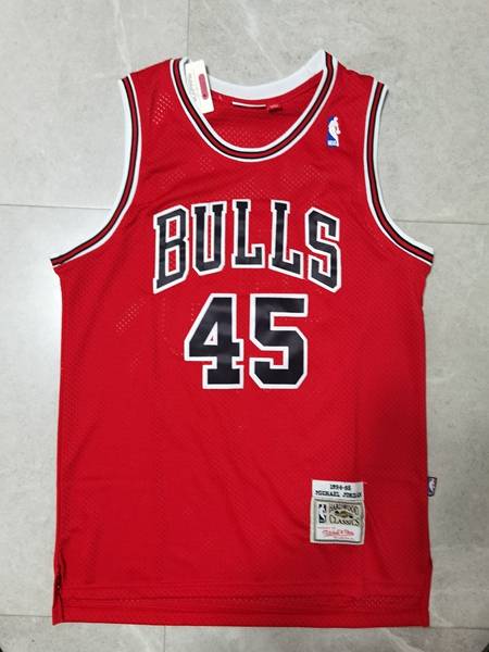 Chicago Bulls 1994/95 JORDAN #45 Red Classics Basketball Jersey (Stitched)