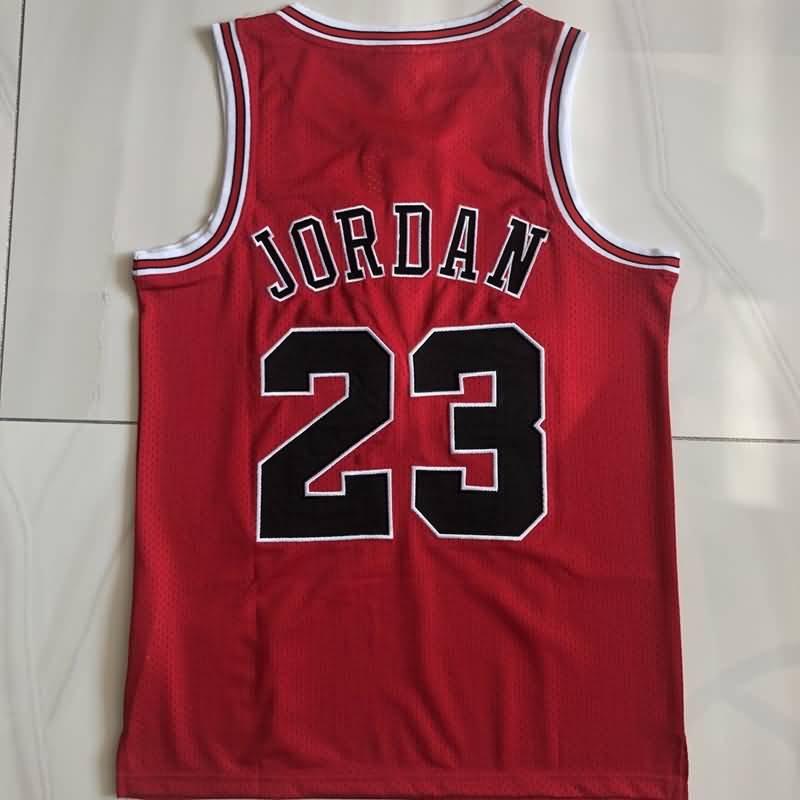 Chicago Bulls 1995/96 JORDAN #23 Red Champion Classics Basketball Jersey (Closely Stitched)