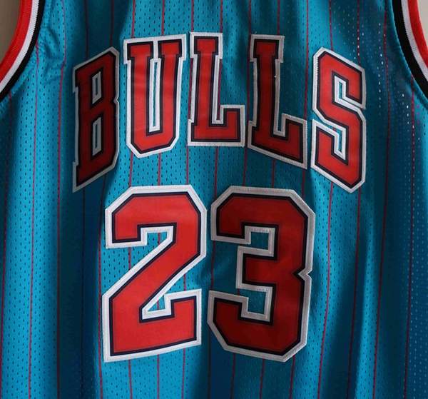 Chicago Bulls 1995/96 JORDAN #23 Blue Classics Basketball Jersey (Stitched)