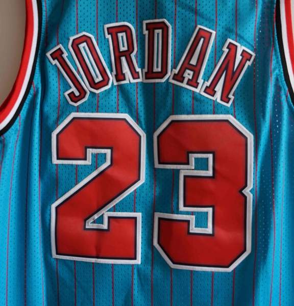 Chicago Bulls 1995/96 JORDAN #23 Blue Classics Basketball Jersey (Stitched)