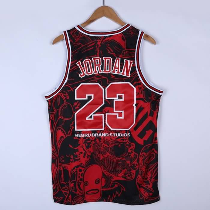 Chicago Bulls 1995/96 JORDAN #23 Black Finals Classics Basketball Jersey (Stitched)