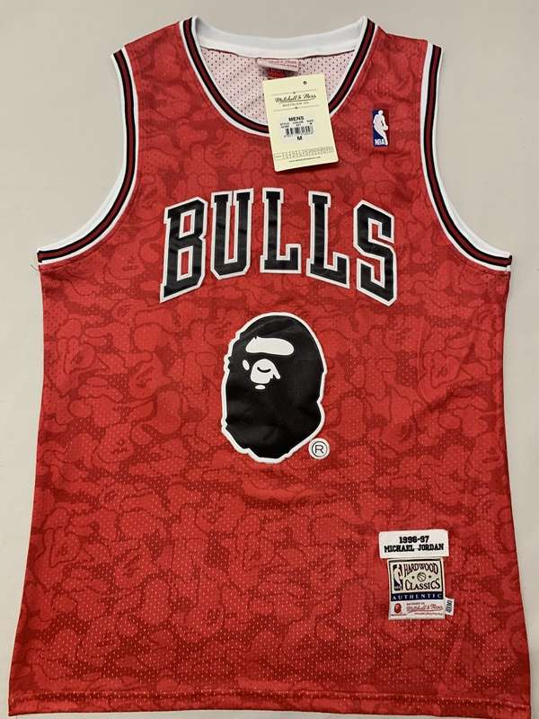 Chicago Bulls 1996/97 JORDAN #23 Red Classics Basketball Jersey (Stitched)