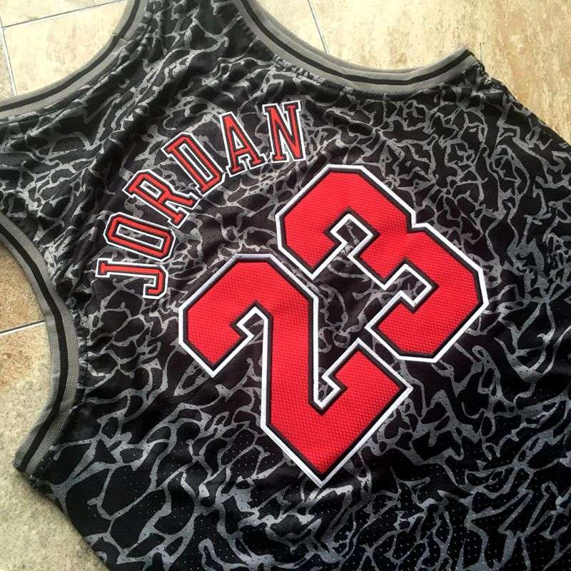 Chicago Bulls 1996/97 JORDAN #23 Black Classics Basketball Jersey (Closely Stitched)