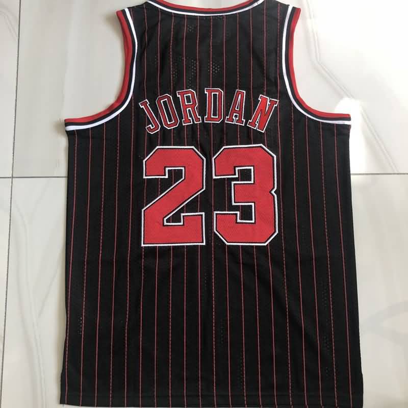 Chicago Bulls 1996/97 JORDAN #23 Black Classics Basketball Jersey (Closely Stitched) 02