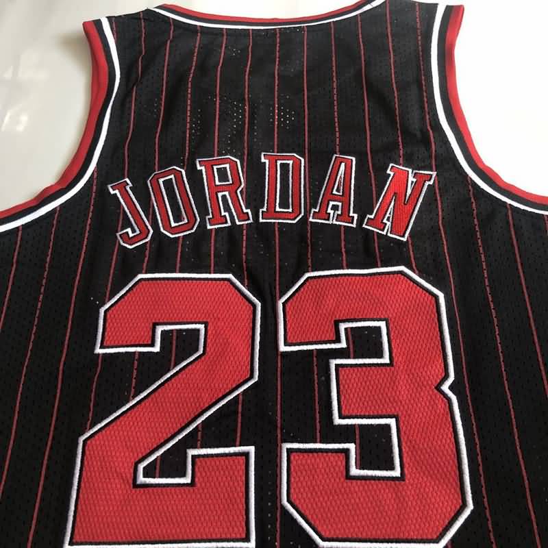 Chicago Bulls 1996/97 JORDAN #23 Black Classics Basketball Jersey (Closely Stitched) 02