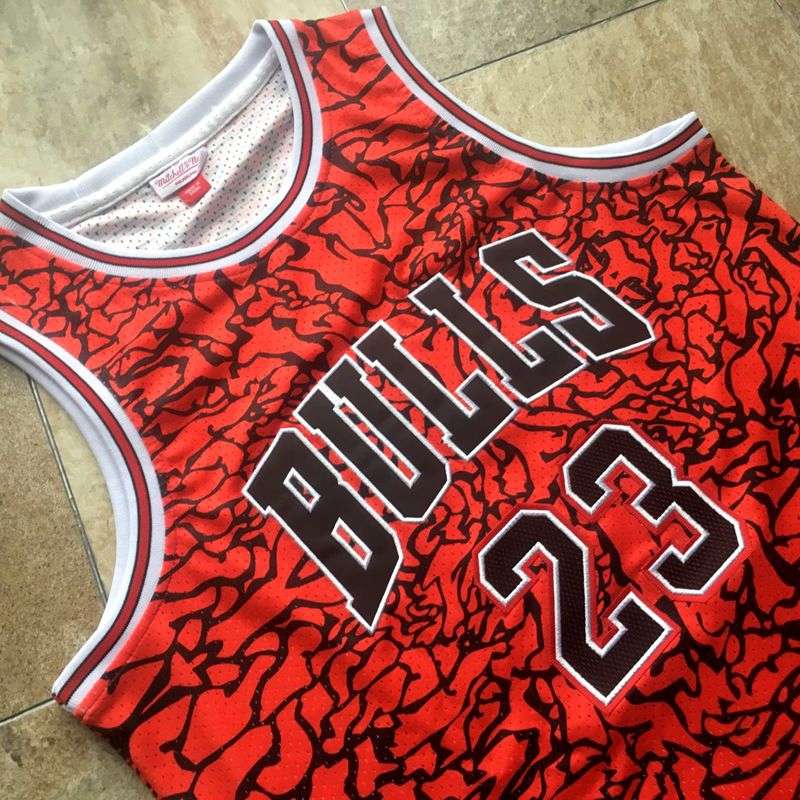 Chicago Bulls 1996/97 JORDAN #23 Red Classics Basketball Jersey 02 (Closely Stitched)