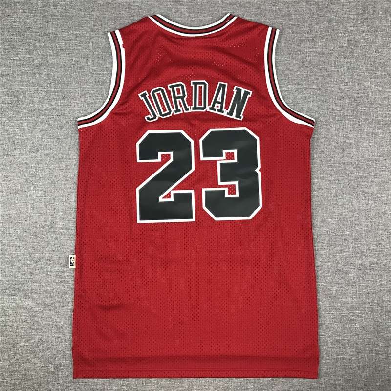 Chicago Bulls 1996/97 JORDAN #23 Red Champion Classics Basketball Jersey (Stitched)