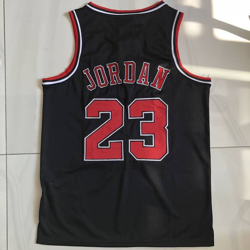 Chicago Bulls 1997/98 JORDAN #23 Black Finals Classics Basketball Jersey 02 (Closely Stitched)