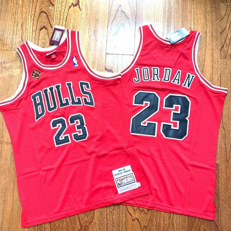 Chicago Bulls 1997/98 JORDAN #23 Red Classics Basketball Jersey (Closely Stitched)