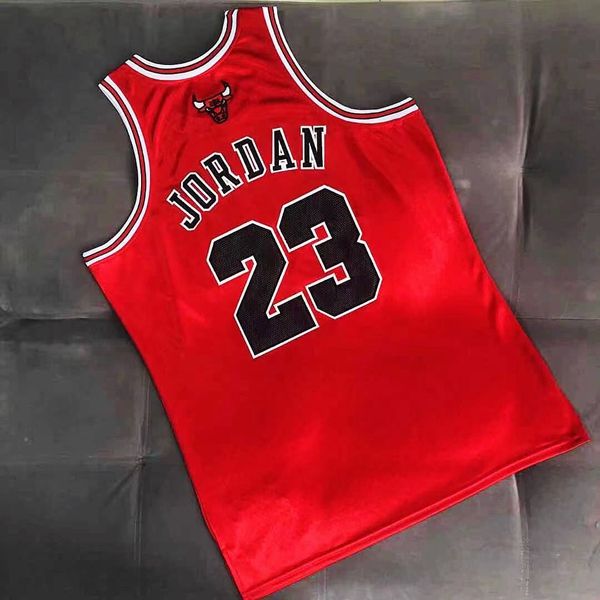 Chicago Bulls 1997/98 JORDAN #23 Red Classics Basketball Jersey (Closely Stitched) 02