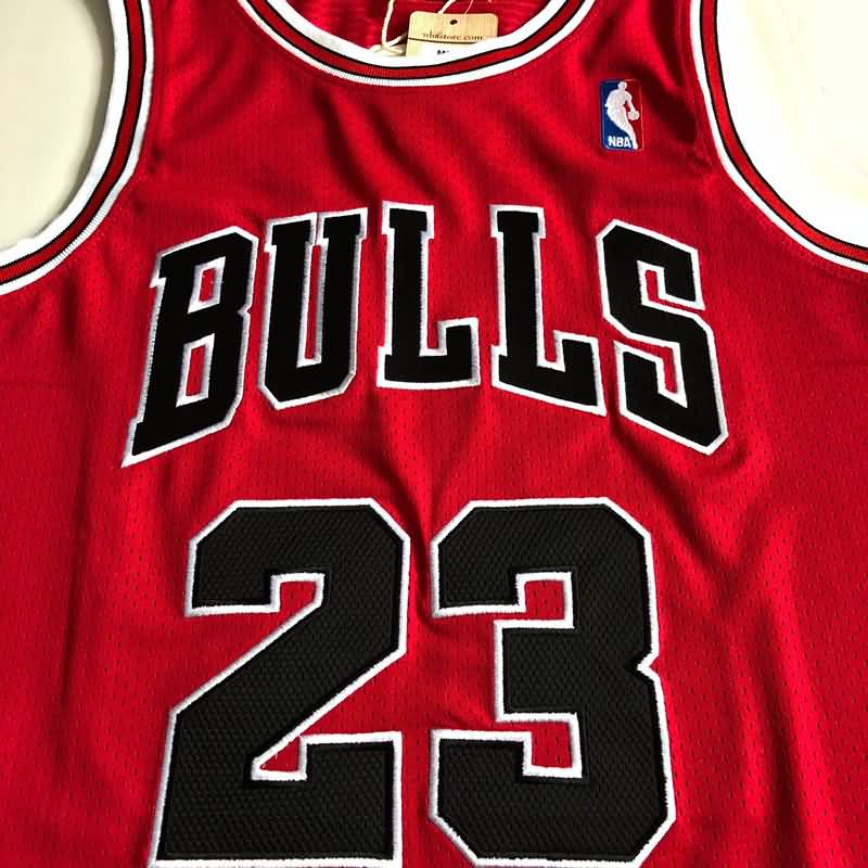 Chicago Bulls 1997/98 JORDAN #23 Red Classics Basketball Jersey 03 (Closely Stitched)