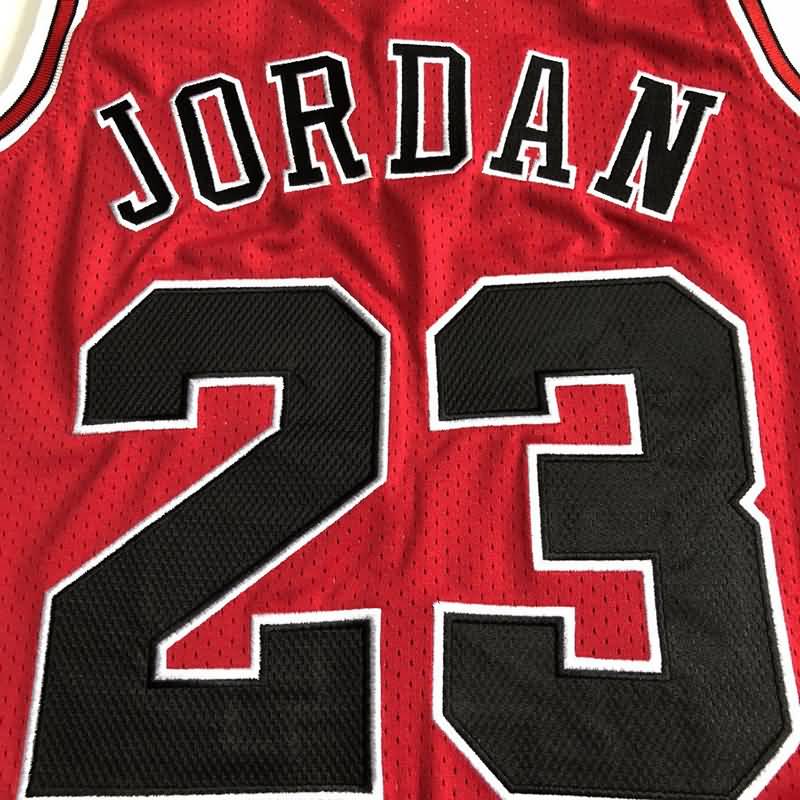 Chicago Bulls 1997/98 JORDAN #23 Red Classics Basketball Jersey 03 (Closely Stitched)