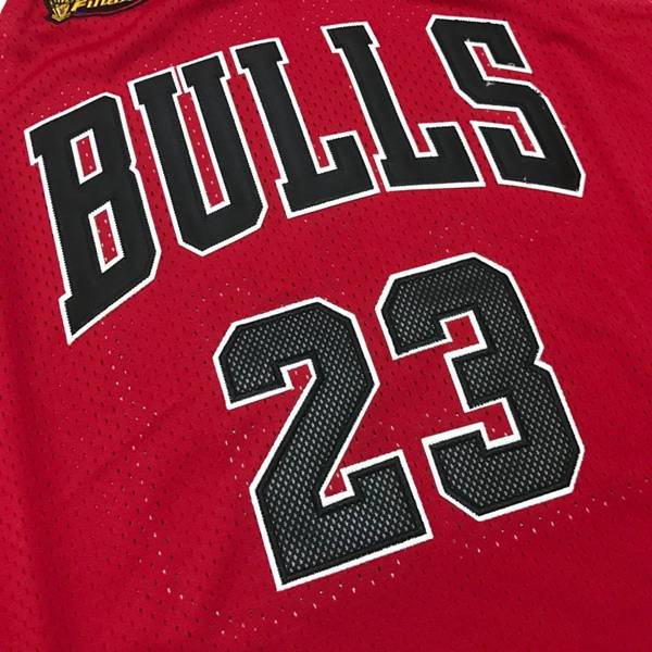 Chicago Bulls 1997/98 JORDAN #23 Red Finals Classics Basketball Jersey (Closely Stitched)