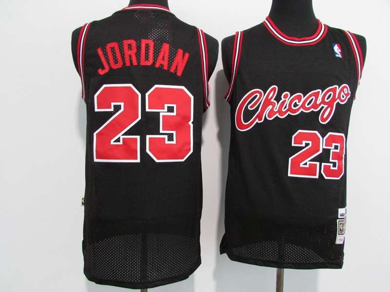 Chicago Bulls 1997/98 JORDAN #23 Black Classics Basketball Jersey 02 (Stitched)