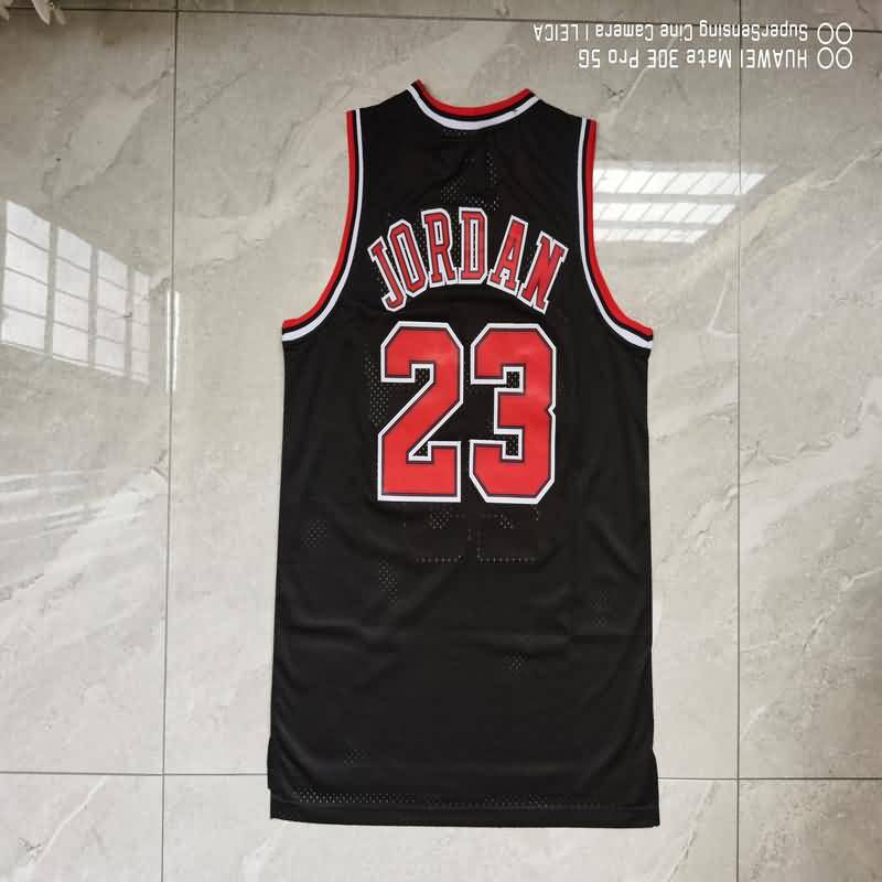 Chicago Bulls 1997/98 JORDAN #23 Black Finals Classics Basketball Jersey (Stitched)