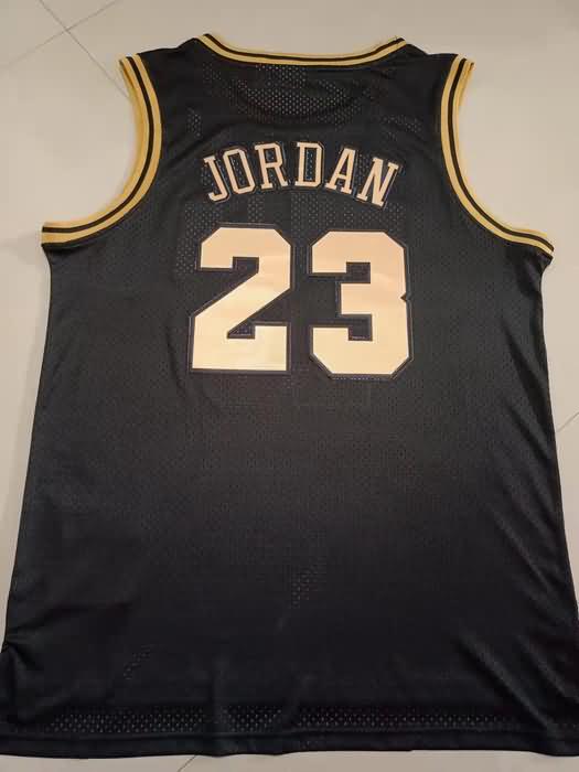 Chicago Bulls 1997/98 JORDAN #23 Black Finals Classics Basketball Jersey 02 (Stitched)