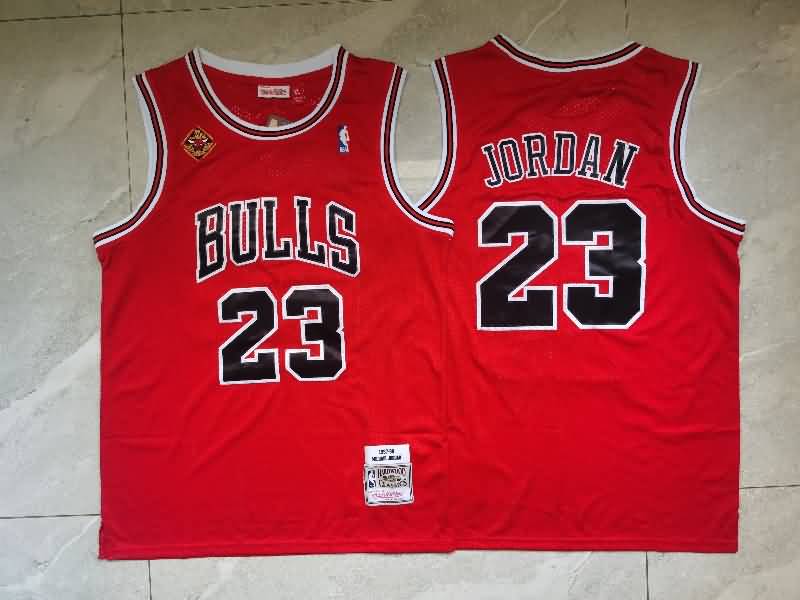 1997/98 Chicago Bulls #23 JORDAN Red Classics Basketball Jersey 02 (Stitched)