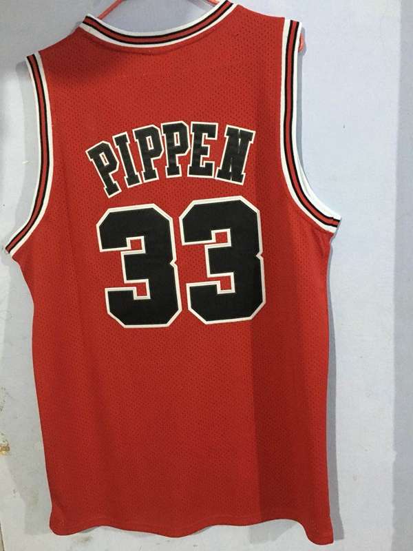 Chicago Bulls 1997/98 PIPPEN #33 Red Classics Basketball Jersey (Stitched)