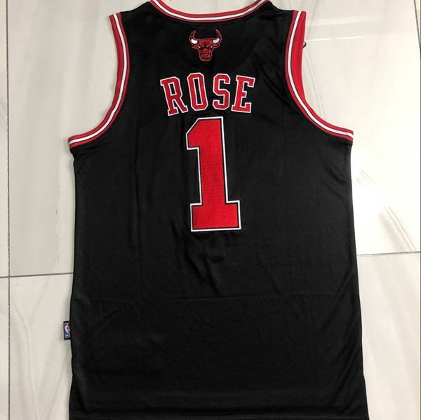 Chicago Bulls ROSE #1 Black Classics Basketball Jersey (Closely Stitched)