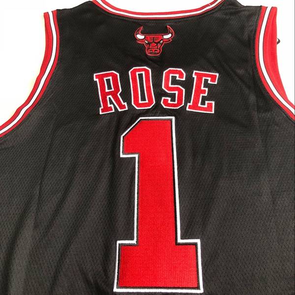 Chicago Bulls ROSE #1 Black Classics Basketball Jersey (Closely Stitched)