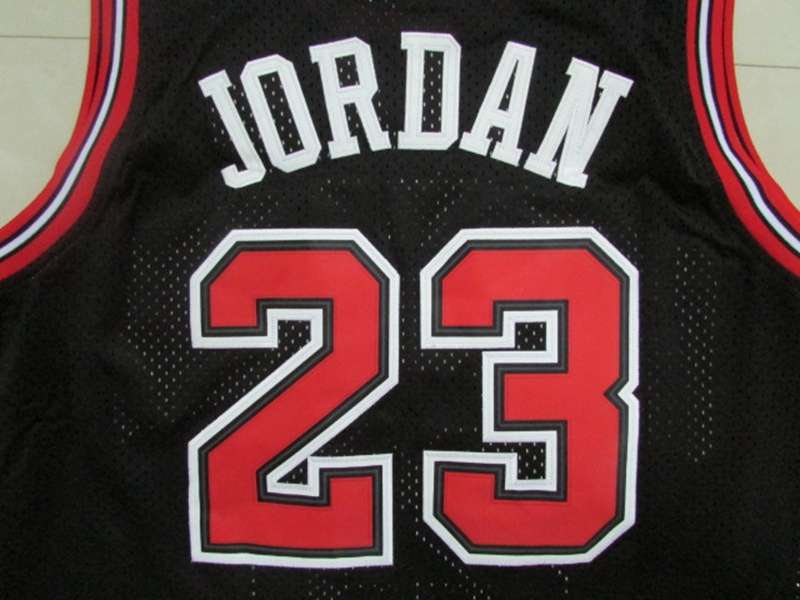 Chicago Bulls JORDAN #23 Black Classics Basketball Jersey 02 (Stitched)